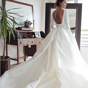 Wedding dress, white